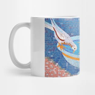 Birds, dove, fountain Mug